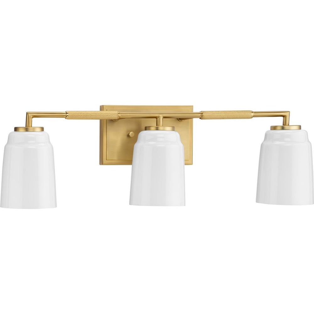 Progress Canada - Three Light Bath - Spenser - Brushed Gold- Union Lighting Luminaires Decor