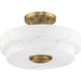 Progress Canada - Three Light Semi-Flush Mount - Tosca - Brushed Bronze- Union Lighting Luminaires Decor
