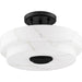 Progress Canada - Three Light Semi-Flush Mount - Tosca - Matte Black- Union Lighting Luminaires Decor
