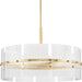 Progress Canada - Six Light Chandelier - Seville - Soft Gold- Union Lighting Luminaires Decor