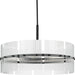 Progress Canada - Six Light Chandelier - Seville - Matte Black- Union Lighting Luminaires Decor