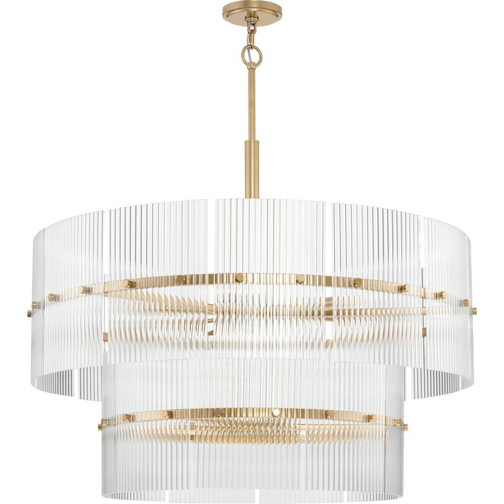Progress Canada - Nine Light Chandelier - Seville - Soft Gold- Union Lighting Luminaires Decor