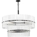 Progress Canada - Nine Light Chandelier - Seville - Matte Black- Union Lighting Luminaires Decor