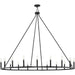 Progress Canada - 20 Light Chandelier - Gilliam - Matte Black- Union Lighting Luminaires Decor