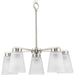 Progress Canada - Five Light Chandelier - Tanner - Brushed Nickel- Union Lighting Luminaires Decor