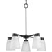 Progress Canada - Five Light Chandelier - Tanner - Matte Black- Union Lighting Luminaires Decor