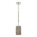 ELK Home - One Light Mini Pendant - Abaca - Polished Nickel- Union Lighting Luminaires Decor