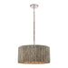 ELK Home - Four Light Chandelier - Abaca - Polished Nickel- Union Lighting Luminaires Decor
