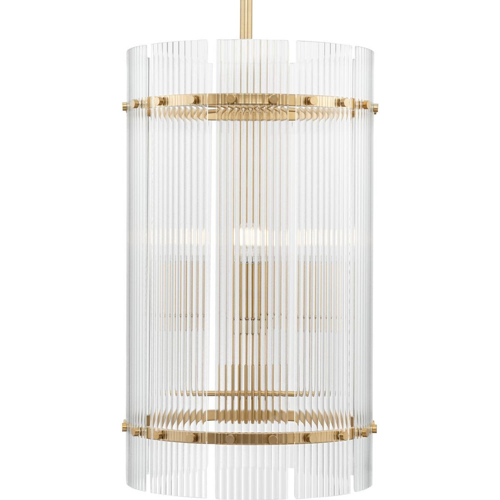 Progress Canada - Six Light Foyer Pendant - Seville - Soft Gold- Union Lighting Luminaires Decor