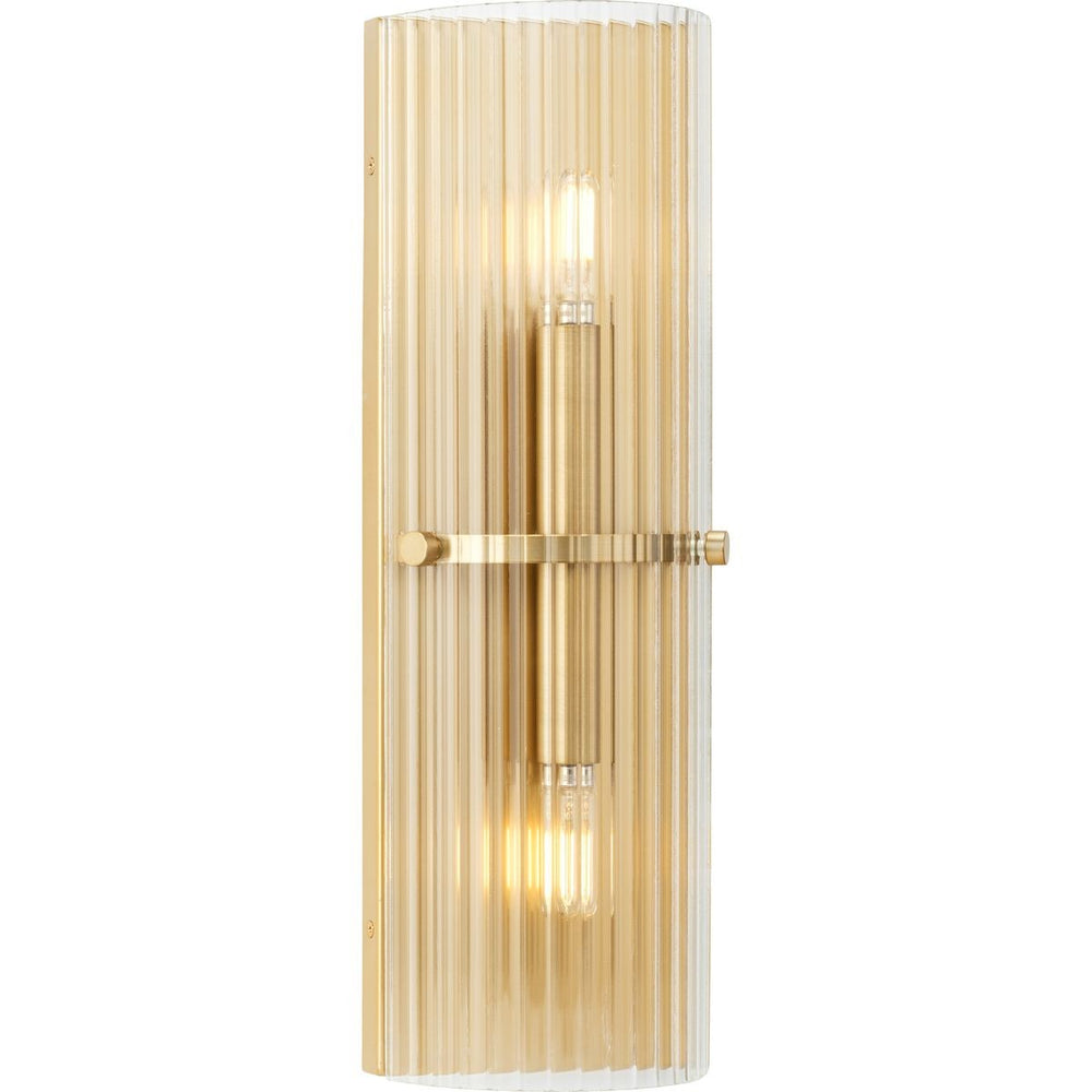 Progress Canada - Two Light Wall Sconce - Seville - Soft Gold- Union Lighting Luminaires Decor