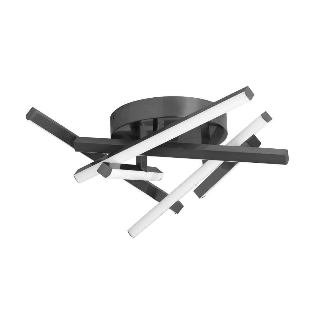 Dainolite Canada - LED Flush Mount - Carly - Matte Black- Union Lighting Luminaires Decor