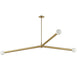 Dainolite Canada - Three Light Pendant - Cerberus - Aged Brass- Union Lighting Luminaires Decor
