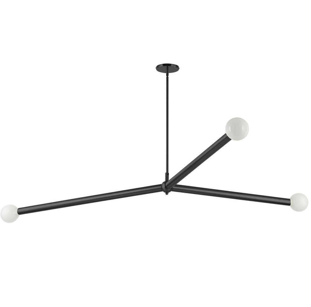 Dainolite Canada - Three Light Pendant - Cerberus - Matte Black- Union Lighting Luminaires Decor
