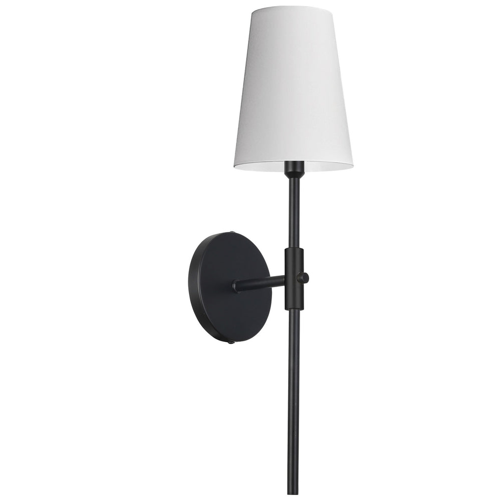 Dainolite Canada - One Light Wall Sconce - Cinthia - Matte Black- Union Lighting Luminaires Decor