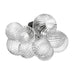 Dainolite Canada - Three Light Flush Mount - Charlize - Clear- Union Lighting Luminaires Decor