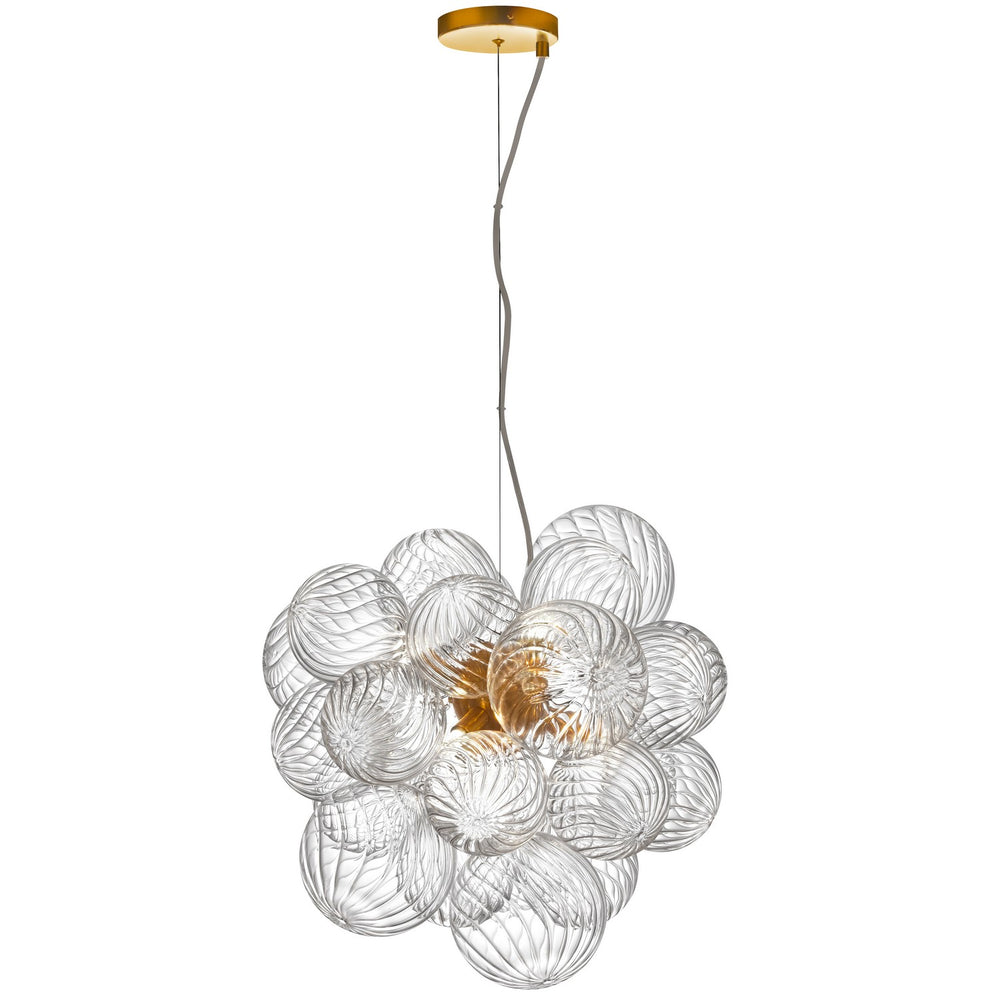 Dainolite Canada - Six Light Pendant - Charlize - Clear- Union Lighting Luminaires Decor