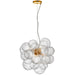 Dainolite Canada - Six Light Pendant - Charlize - Clear- Union Lighting Luminaires Decor