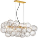 Dainolite Canada - Ten Light Pendant - Charlize - Clear- Union Lighting Luminaires Decor