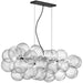 Dainolite Canada - Ten Light Pendant - Charlize - Clear- Union Lighting Luminaires Decor
