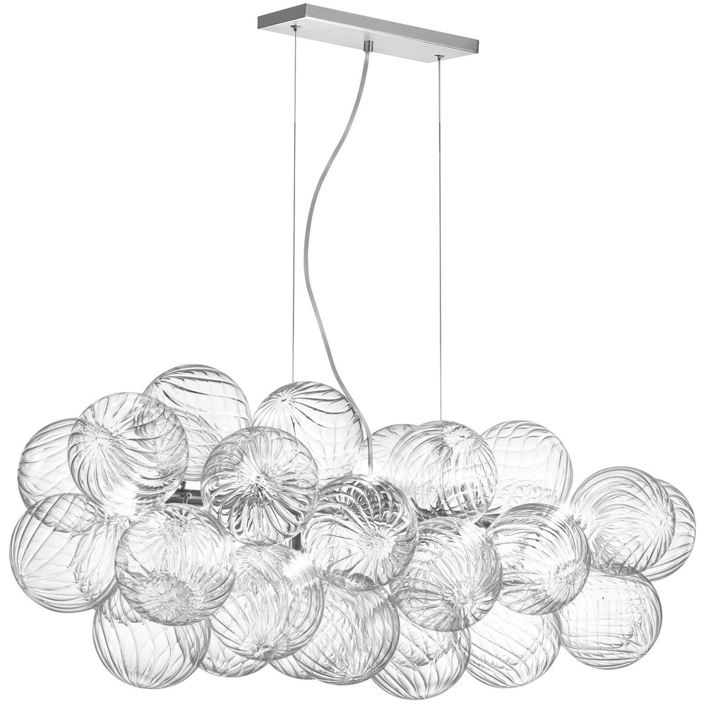 Dainolite Canada - Ten Light Pendant - Charlize - Clear- Union Lighting Luminaires Decor