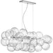 Dainolite Canada - Ten Light Pendant - Charlize - Clear- Union Lighting Luminaires Decor