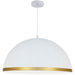 Dainolite Canada - One Light Pendant - Ofelia - Matte White- Union Lighting Luminaires Decor