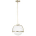 Dainolite Canada - One Light Pendant - Paola - Aged Brass- Union Lighting Luminaires Decor