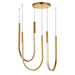 Dainolite Canada - LED Pendant - Pacari - Aged Brass- Union Lighting Luminaires Decor