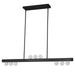 Dainolite Canada - Nine Light Pendant - Raleigh - Matte Black- Union Lighting Luminaires Decor