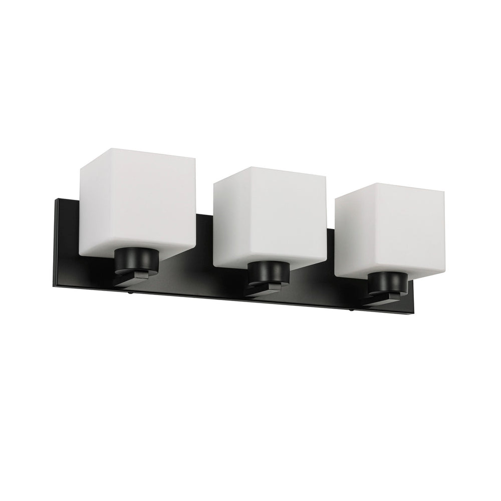 Dainolite Canada - Three Light Vanity - Veda - Matte Black- Union Lighting Luminaires Decor