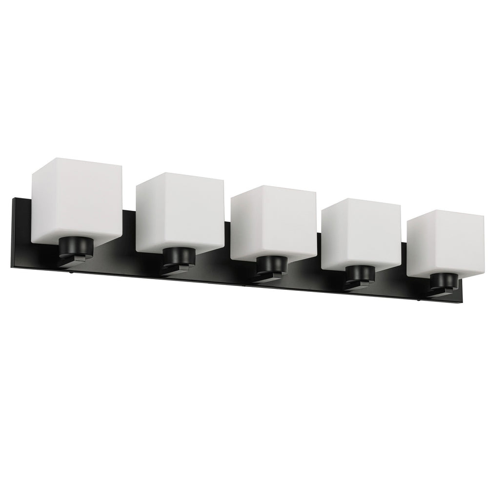 Dainolite Canada - Five Light Vanity - Veda - Matte Black- Union Lighting Luminaires Decor