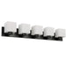 Dainolite Canada - Five Light Vanity - Veda - Matte Black- Union Lighting Luminaires Decor