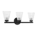 Dainolite Canada - Three Light Vanity - Vienna - Matte Black- Union Lighting Luminaires Decor