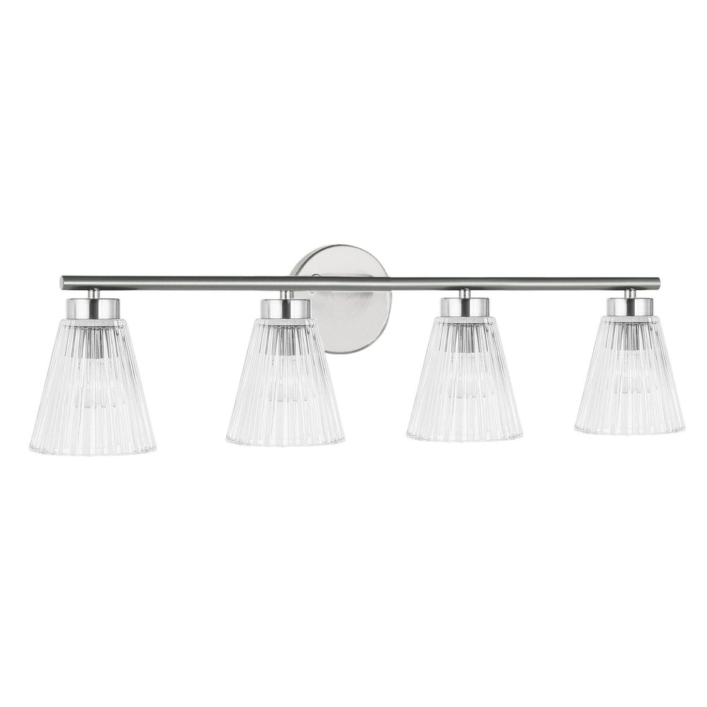 Dainolite Canada - Four Light Vanity - Vienna - Polished Chrome- Union Lighting Luminaires Decor