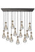 Vinci Lighting - 13 Light Lantern - Loft - Aged Brass/Black- Union Lighting Luminaires Decor