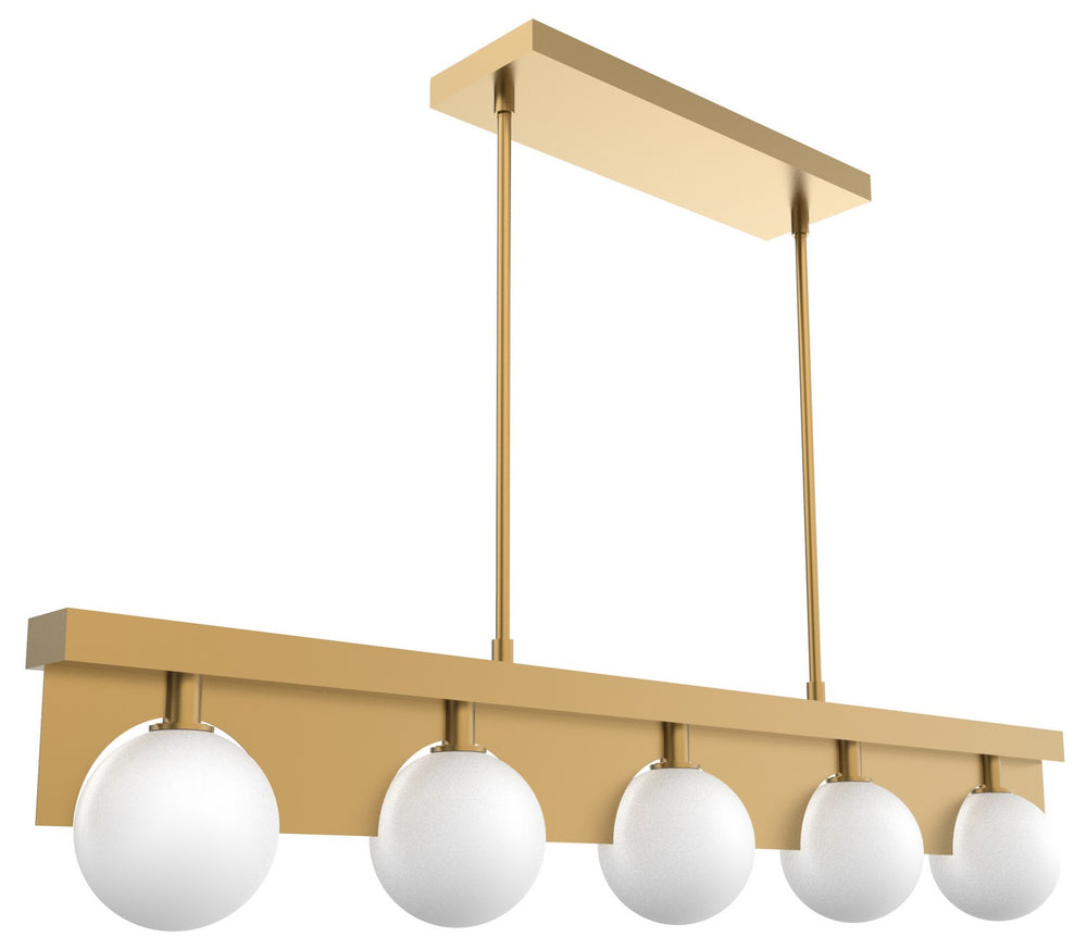 Vinci Lighting - Five Light Chandelier - Sahara - Aged Brass- Union Lighting Luminaires Decor