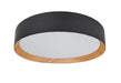 Vinci Lighting - LED Flush Mount - Black Metal /Wood Grain- Union Lighting Luminaires Decor