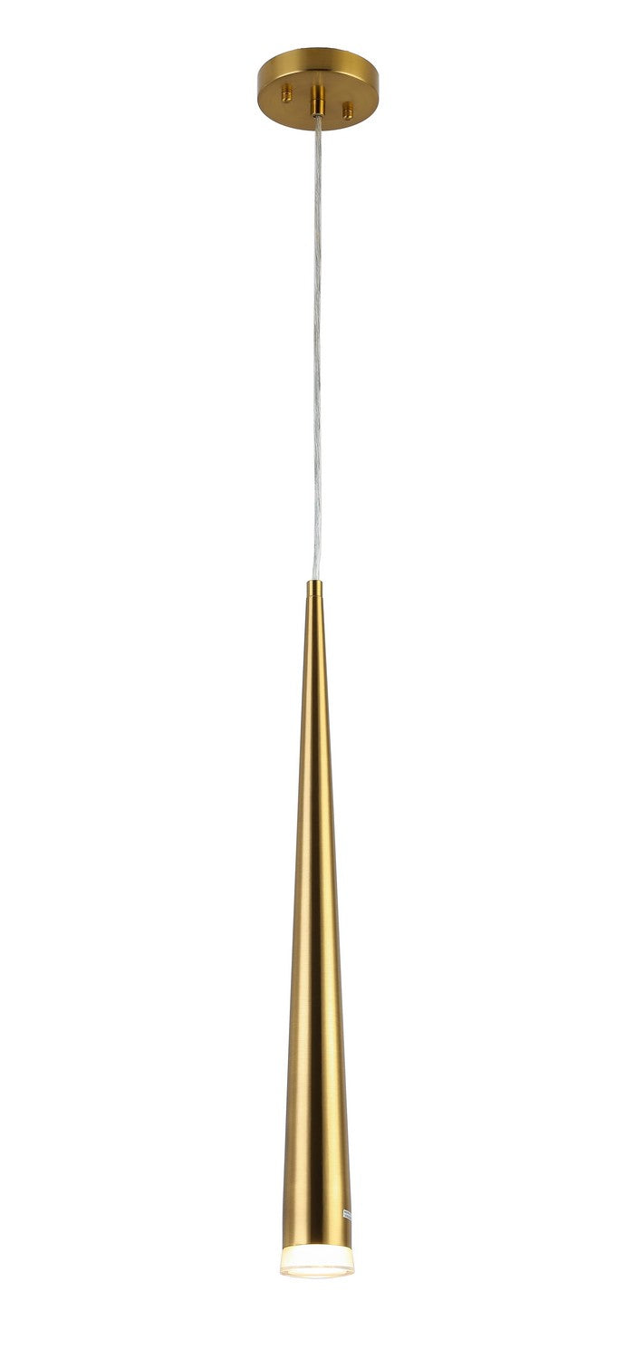 Vinci Lighting - One Light Pendant - Vega - Aged Brass- Union Lighting Luminaires Decor