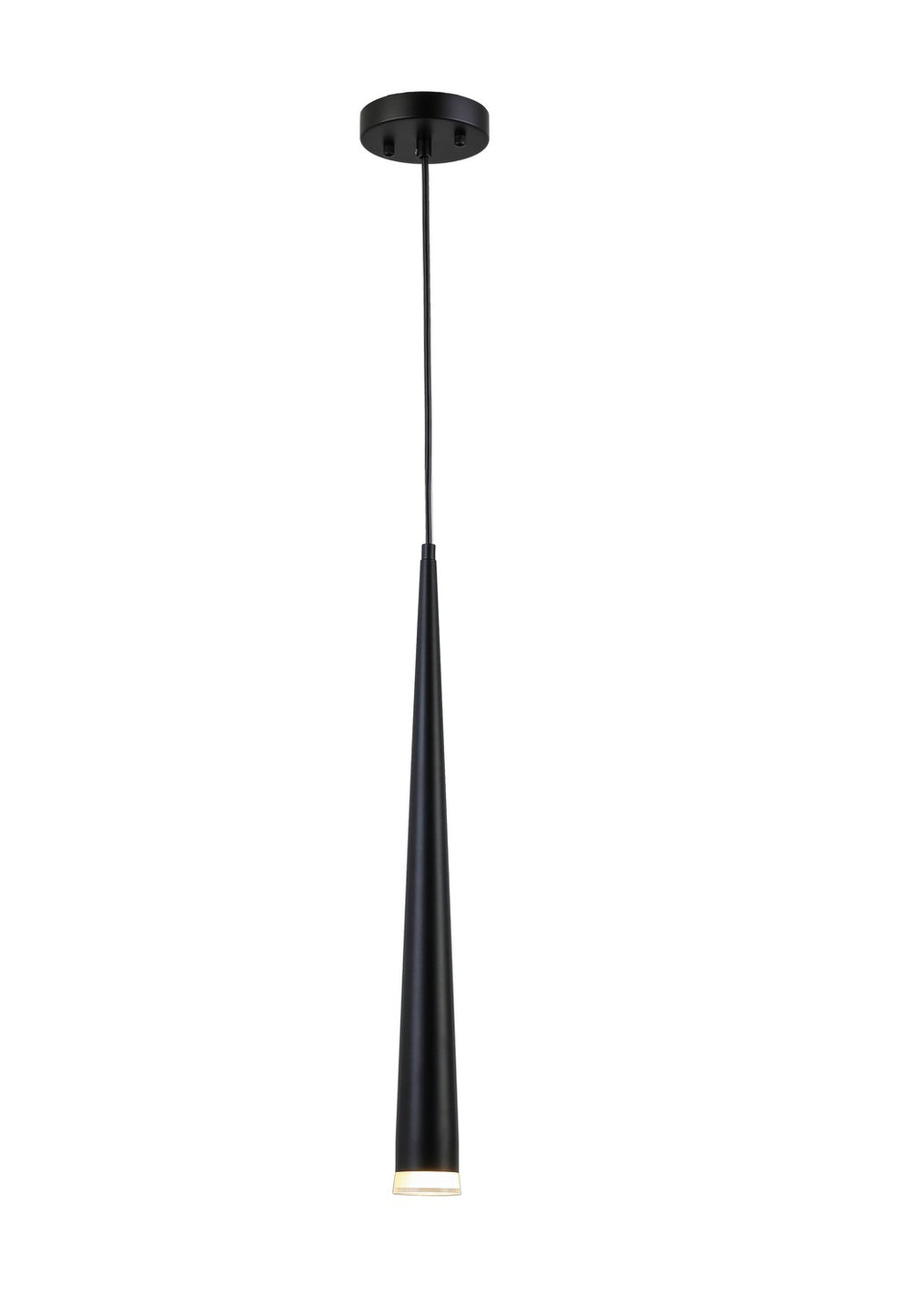 Vinci Lighting - One Light Pendant - Vega - Black- Union Lighting Luminaires Decor