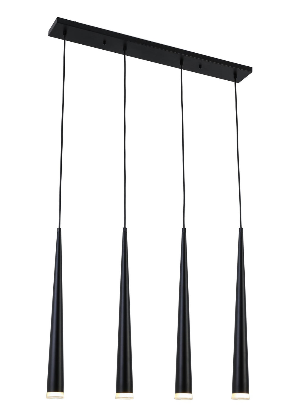 Vinci Lighting - Four Light Chandelier - Vega - Black- Union Lighting Luminaires Decor