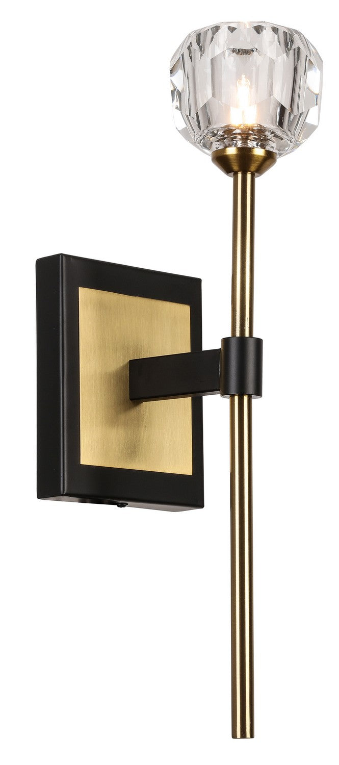 Vinci Lighting - One Light Wall Sconce - Aged Brass/Black- Union Lighting Luminaires Decor