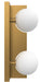 Vinci Lighting - Two Light Wall Sconce - Sahara - Aged Brass- Union Lighting Luminaires Decor