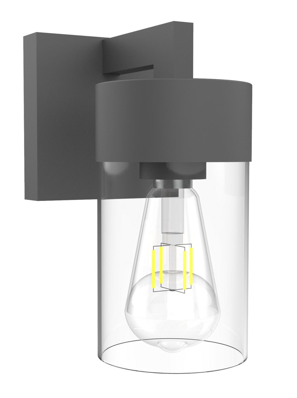 Vinci Lighting - One Light Wall Sconce - Aurora - Black- Union Lighting Luminaires Decor