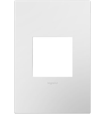 Legrand Canada - One-Gang Screwless Wall Plate with Microban - Adorne - Gloss White- Union Lighting Luminaires Decor