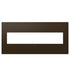Legrand Canada - Five-Gang Screwless Wall Plate - Adorne - Bronze- Union Lighting Luminaires Decor