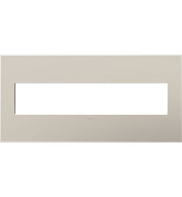 Legrand Canada - Five-Gang Screwless Wall Plate - Adorne - Greige- Union Lighting Luminaires Decor
