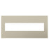 Legrand Canada - Five-Gang Screwless Wall Plate - Adorne - Titanium- Union Lighting Luminaires Decor