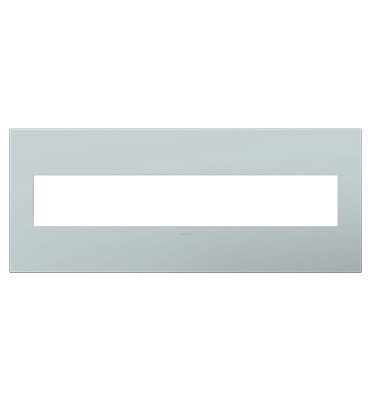 Legrand Canada - Six-Gang Screwless Wall Plate - Adorne - Pale Blue- Union Lighting Luminaires Decor
