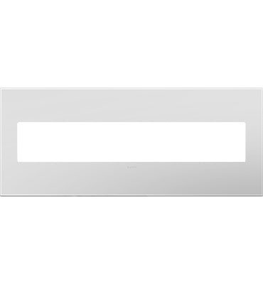 Legrand Canada - Six-Gang Screwless Wall Plate with Microban - Adorne - Powder White- Union Lighting Luminaires Decor