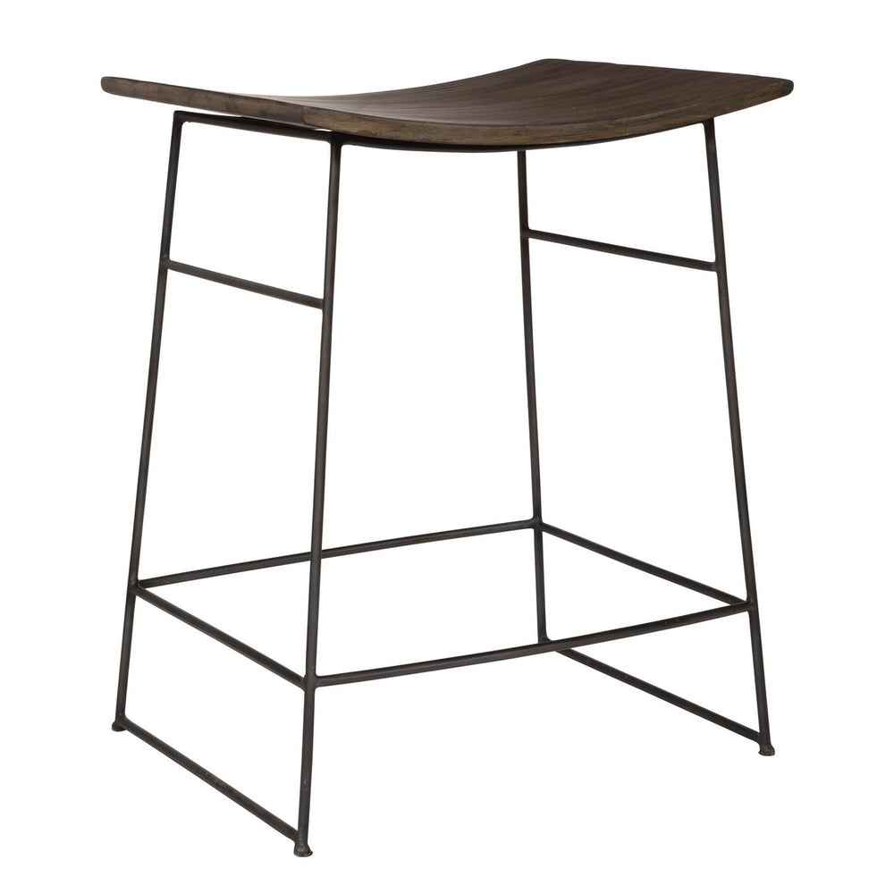 Uttermost - Counter Stool - Thura - Dark Gunmetal- Union Lighting Luminaires Decor